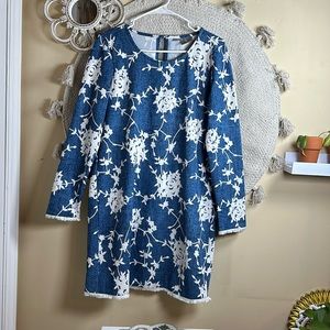 Blue Floral print vero moda dress